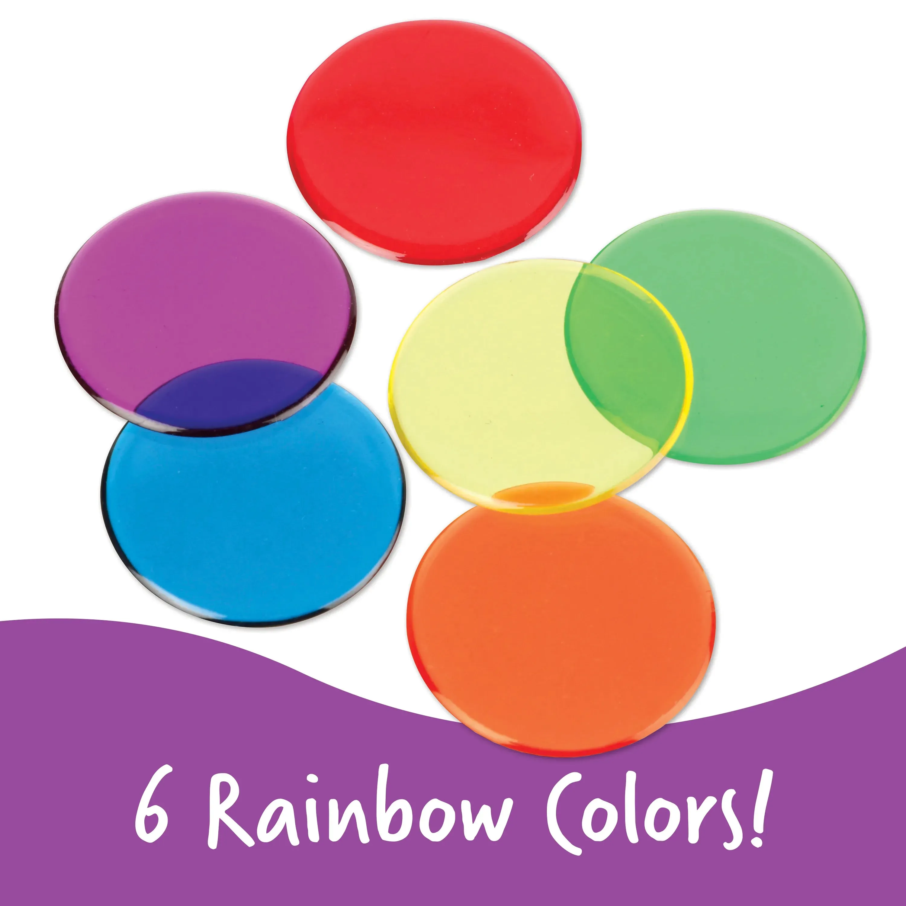 Transparent Counters, Set of 250