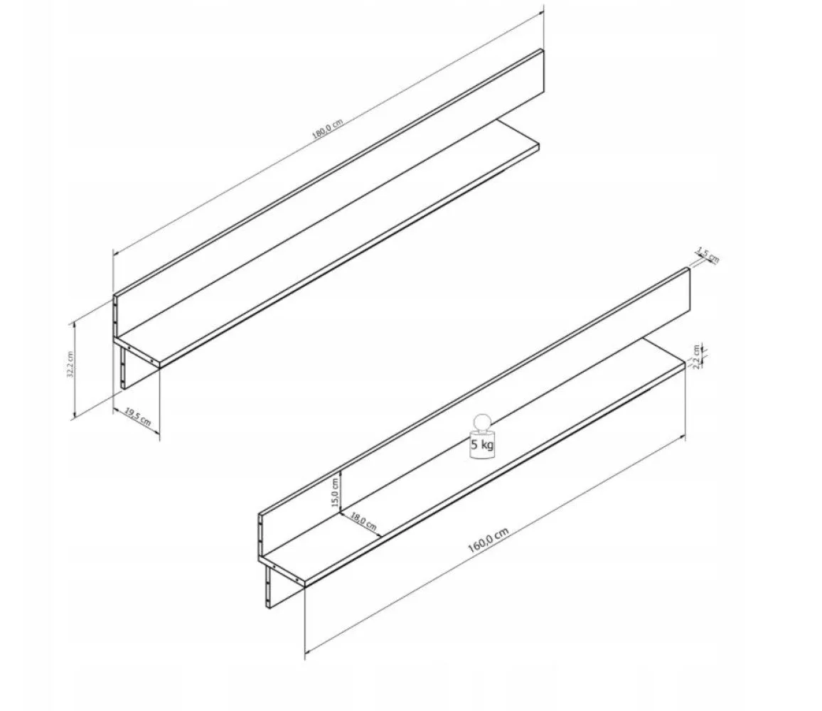 Trendy Entertainment Unit For TVs Up To 70"