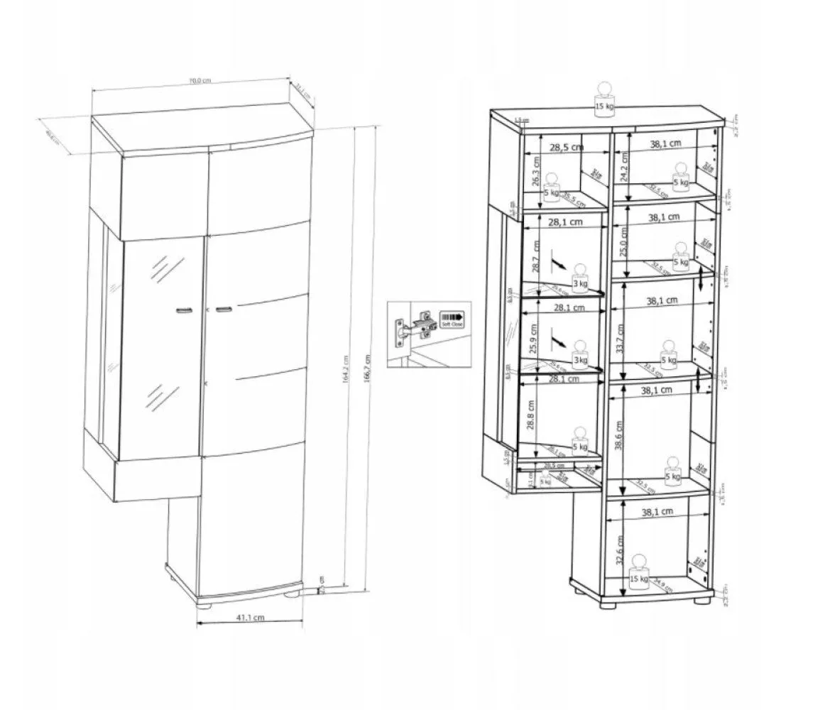 Trendy Entertainment Unit For TVs Up To 70"