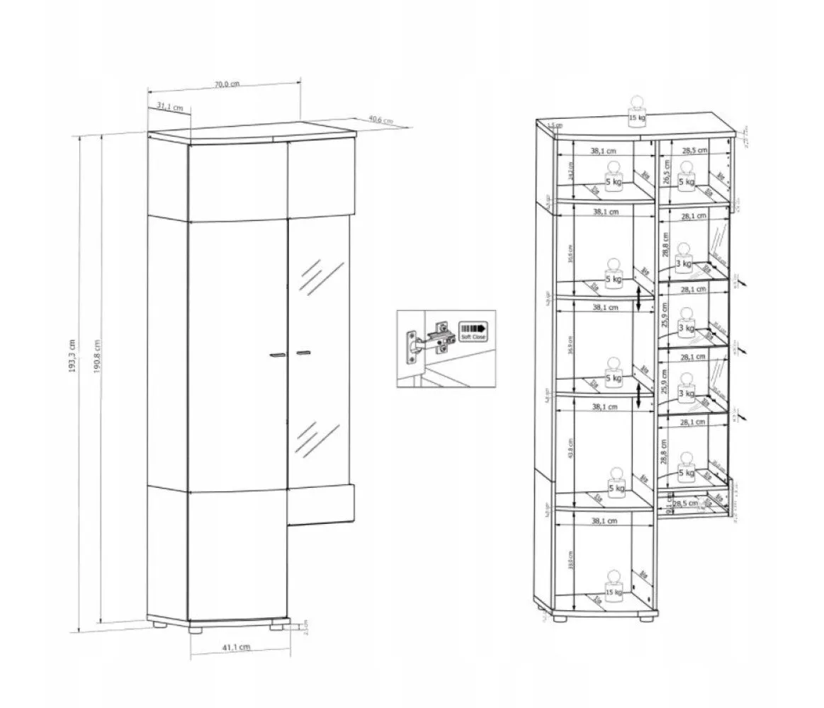 Trendy Entertainment Unit For TVs Up To 70"