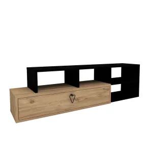 TV Stand with Shelves Adjustable TV Stand Mercury