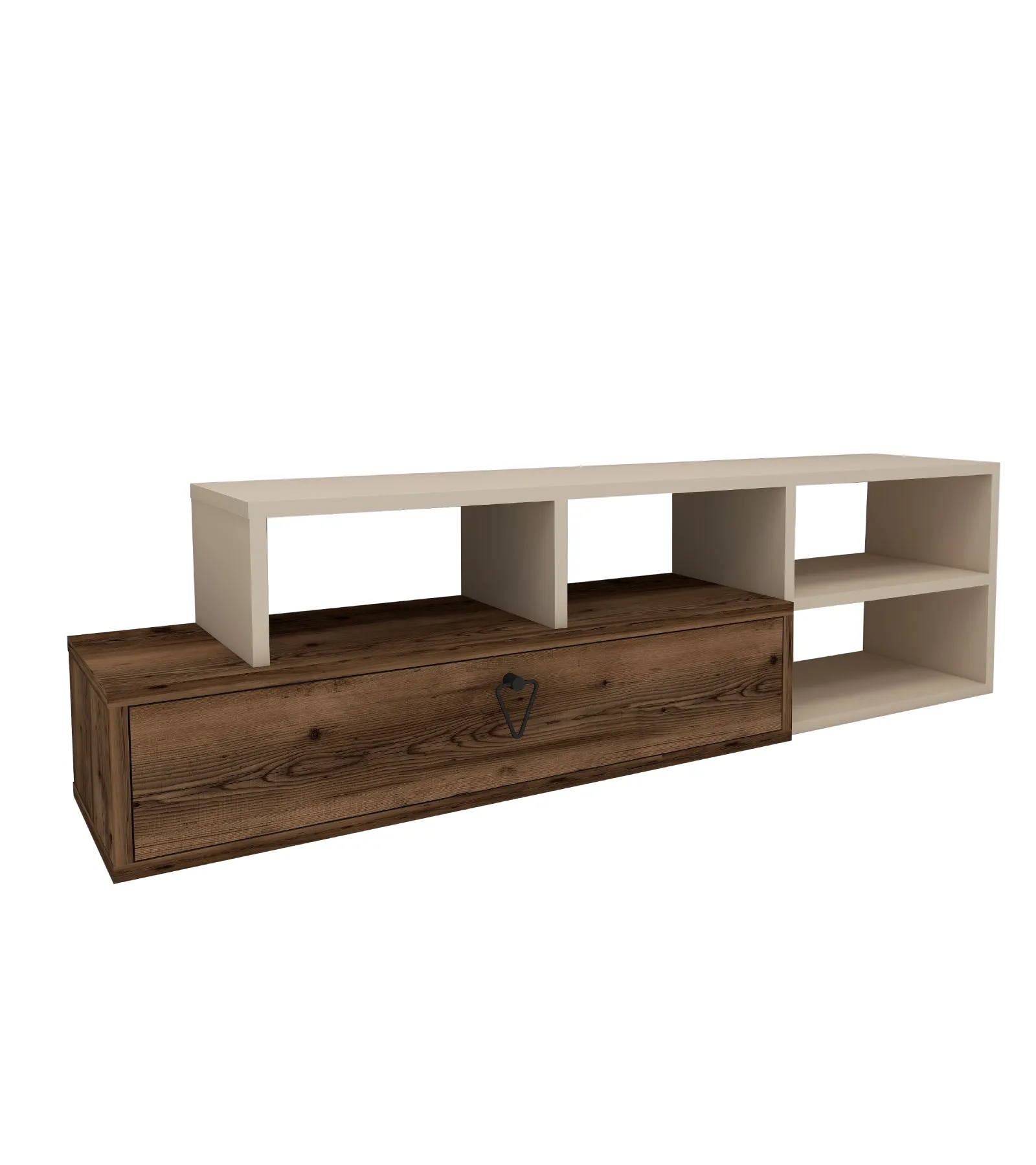 TV Stand with Shelves Adjustable TV Stand Mercury