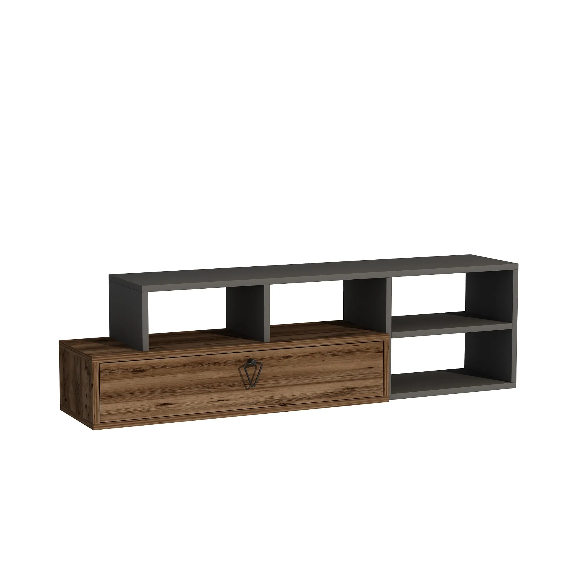 TV Stand with Shelves Adjustable TV Stand Mercury