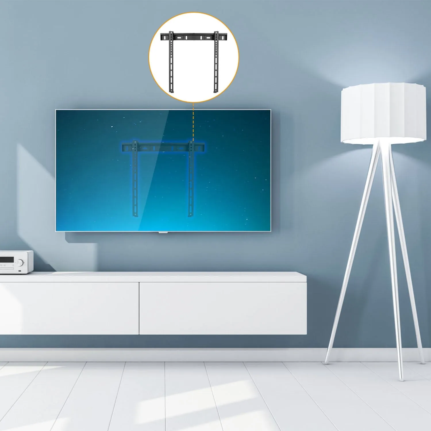 TV Wall Mount Bracket Support 32-65 inch Flat TV