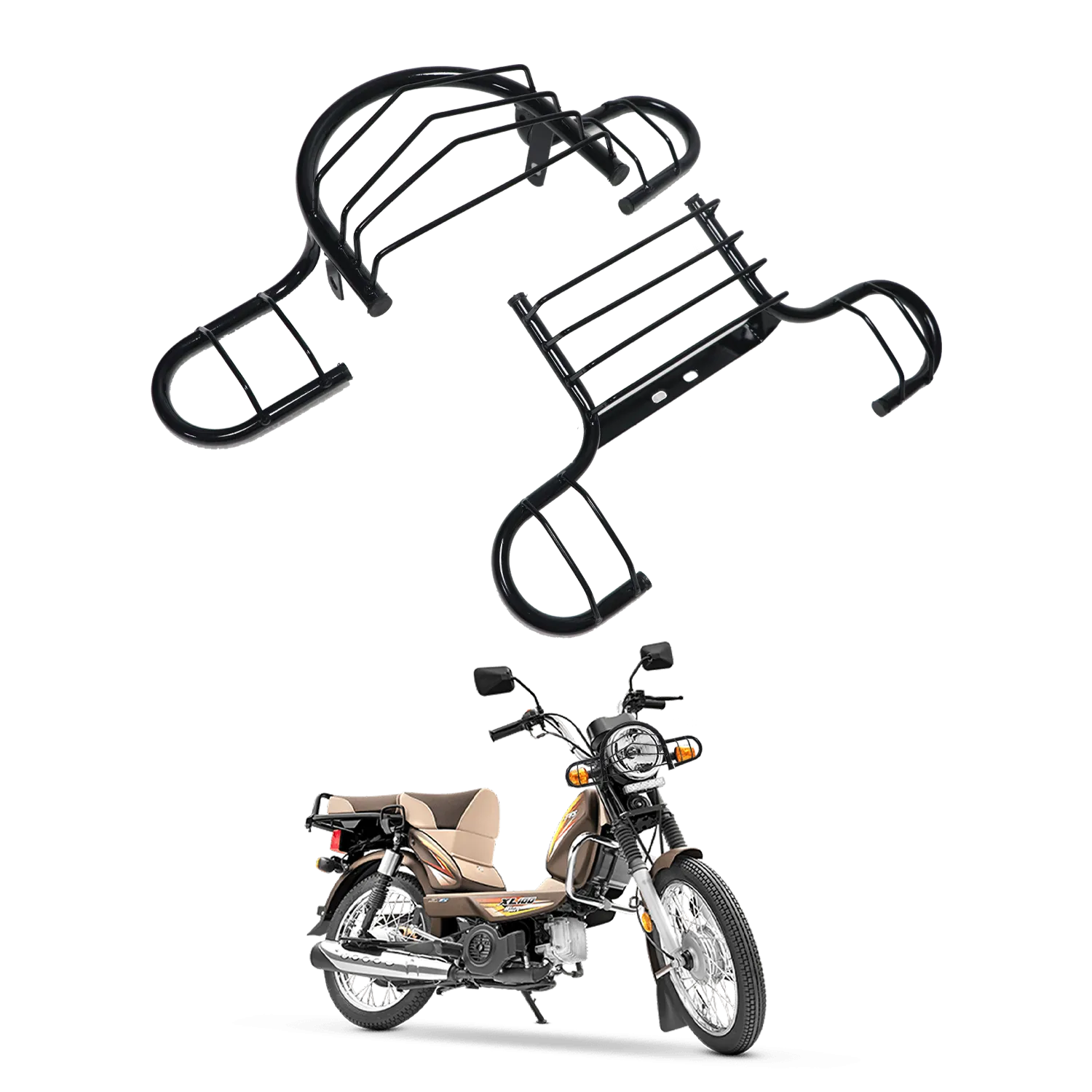 TVS Grill Set Model 1 for XL 100  – Enhanced Protection and Style