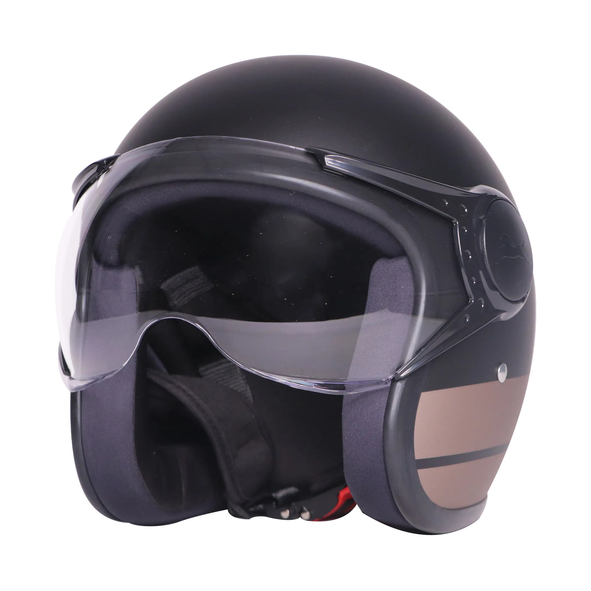 TVS J110 Half Face Helmet, Galactic Copper Matte 