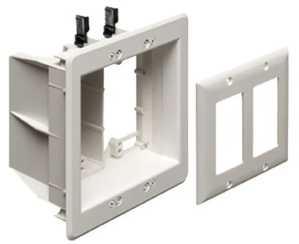 Two/Three Gang Recessed TV Box for Power and Low Voltage