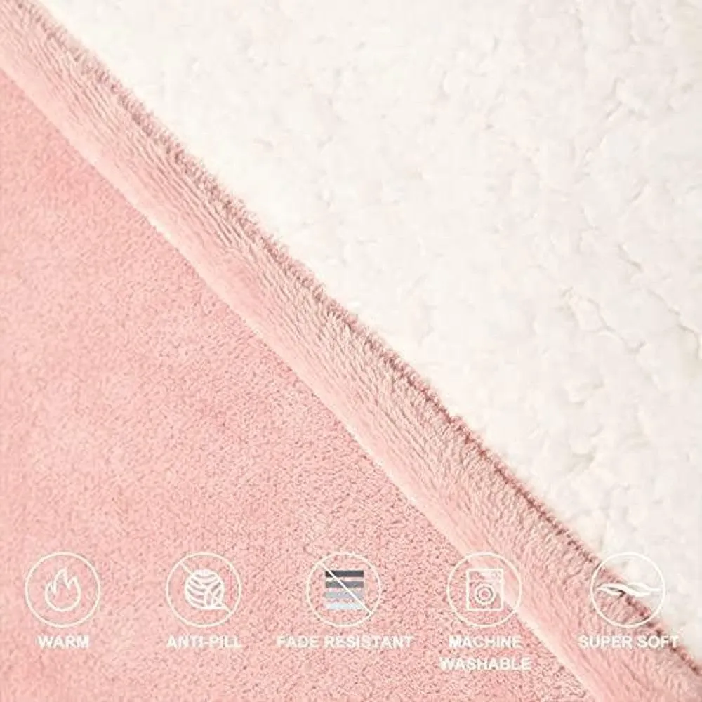 Unisex Oversized Sherpa Wearable Blanket