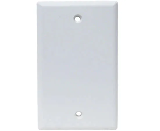 Universal Wall Plates, - 1, 2, 3, 4, and 6 Ports - Almond, Ivory, White