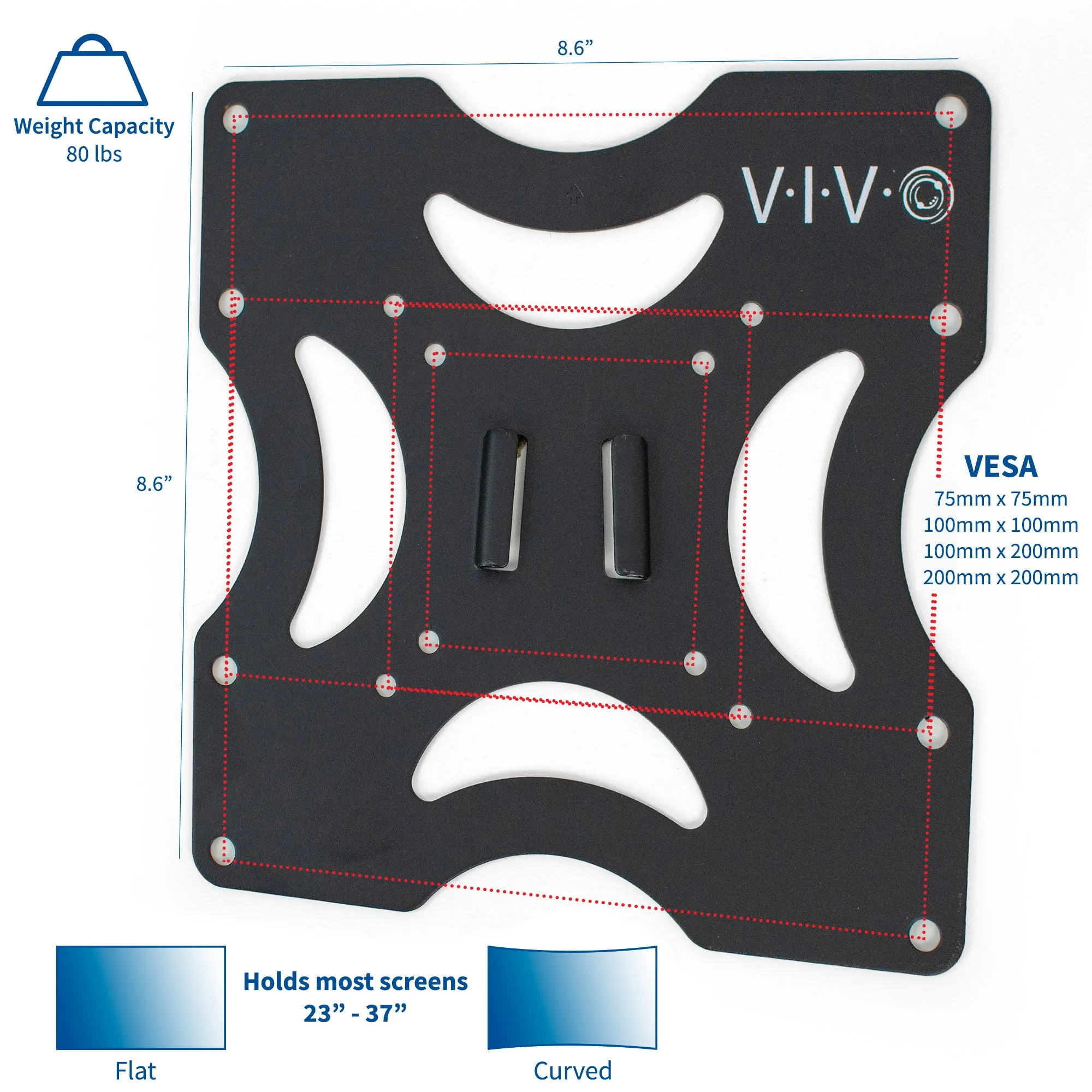 VESA Wall Mount for 23" to 37" TVs