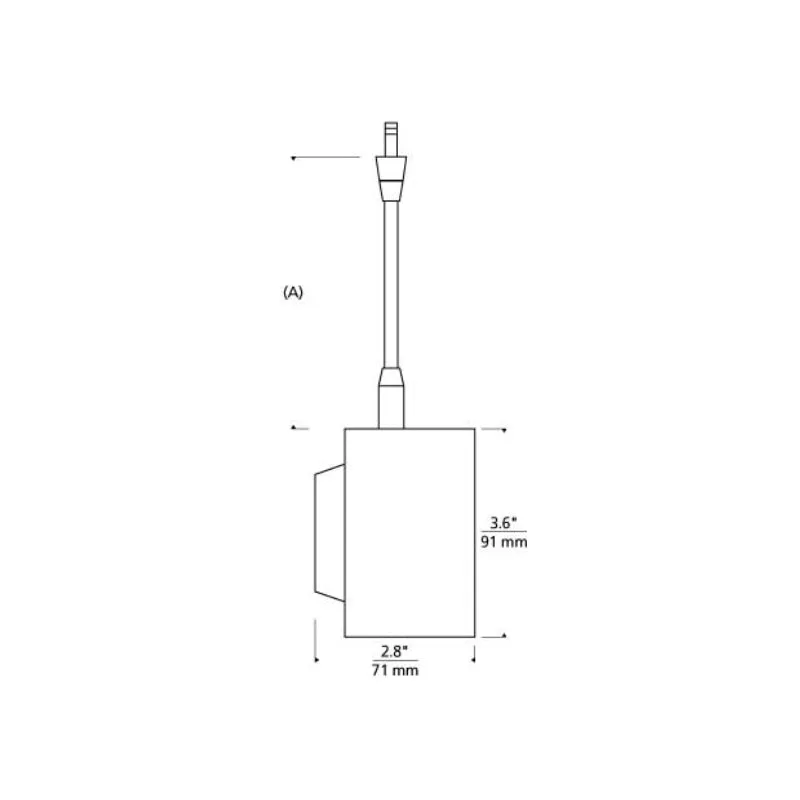 Visual Comfort 700MPISO 4" 16W LED ISO Head with Monopoint Canopy