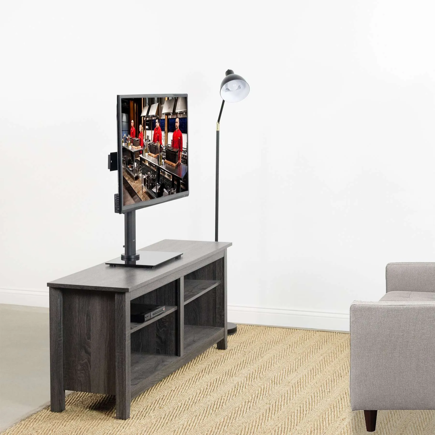 VIVO Tabletop 32" to 65” TV Stands, STAND-TV00L, STAND-TV00H