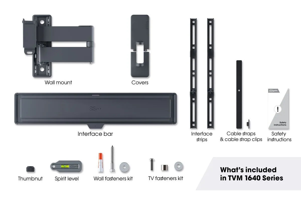 Vogels Quick TVM 1645 Full-Motion TV Wall Mount for TVs from 40 to 77 inches