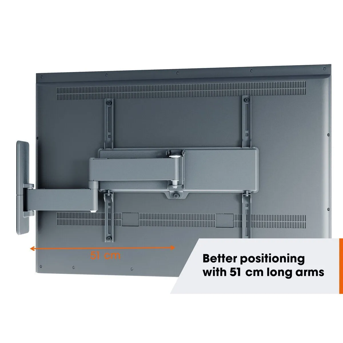 Vogels Quick TVM 1645 Full-Motion TV Wall Mount for TVs from 40 to 77 inches