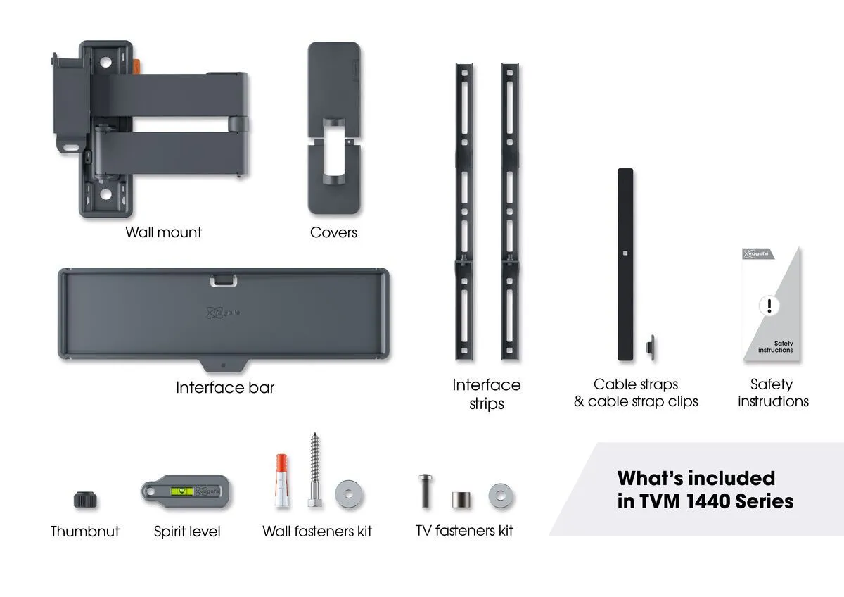 Vogels TVM 1445 Full-Motion TV Wall Mount for TVs from 32 to 65 inches