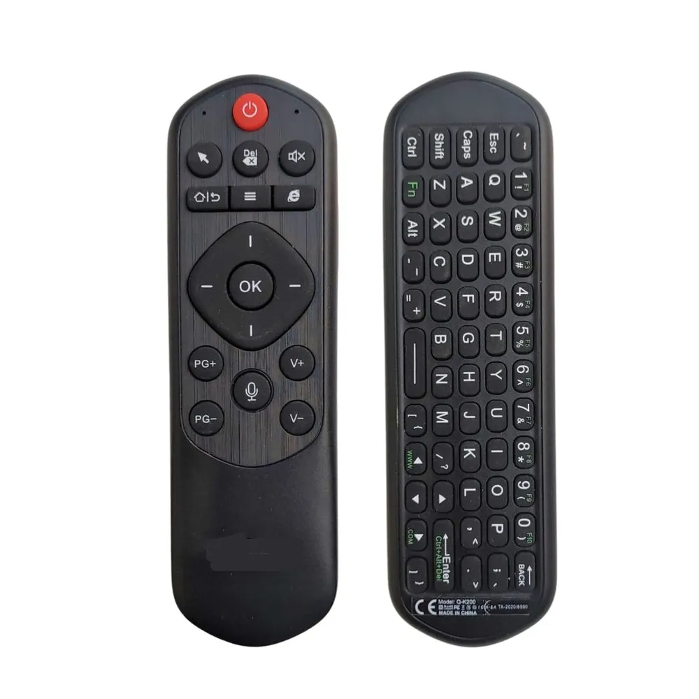 Voice Command Cordless Smart Remote Control With Keyboard