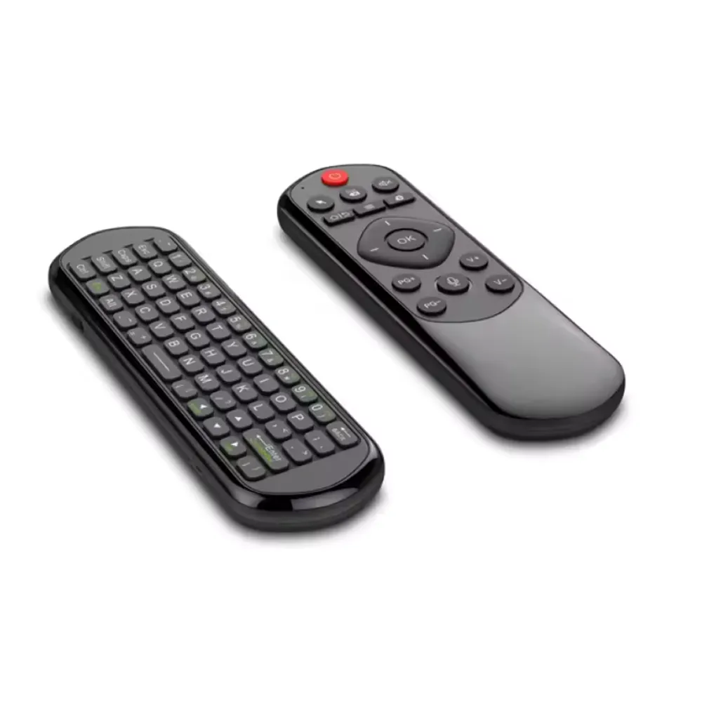 Voice Command Cordless Smart Remote Control With Keyboard
