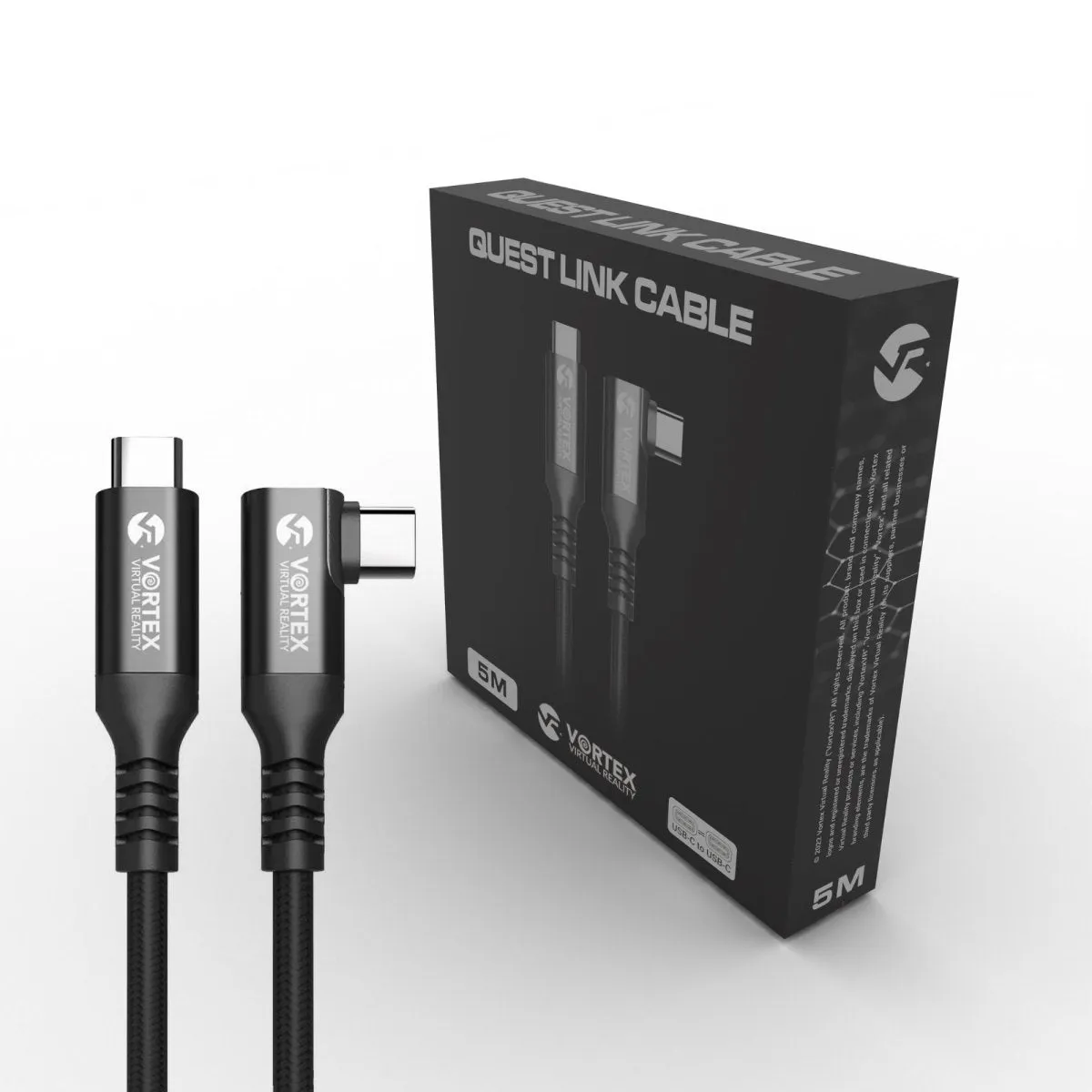 VortexVR cable 5m   Fastener | USB-C | for Quest 3 Quest 3S Quest 2