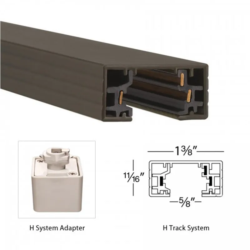 WAC HT8 8' H Track Single Circuit Track Section