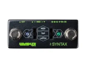 Wampler Syntax Expanded Rig Control
