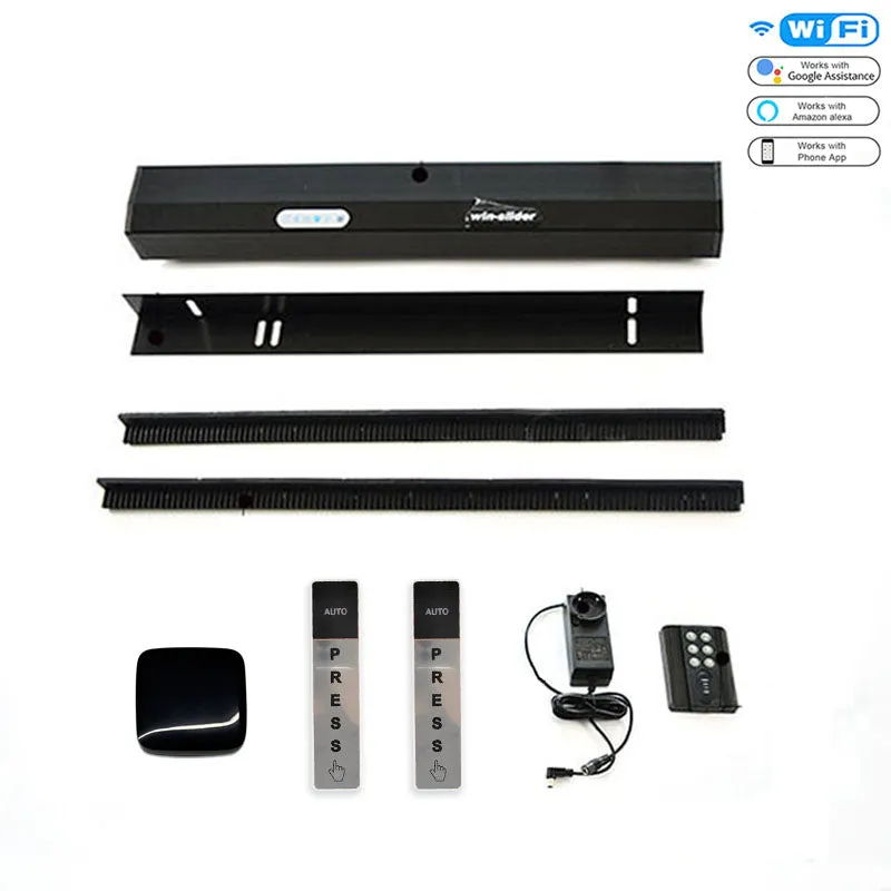 WiFi Pocket Electric Sliding Door Opener CASA1 with RF Remote, Smart Phone Control Door Closer