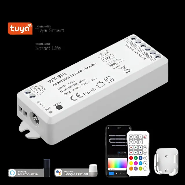 WT-SPI Light controller Tuya Smart Wifi   RF & Remote
