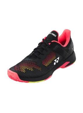Yonex Power Cushion SONICAGE 2 Mens Shoes: ALL COURTS [Black/Yellow]