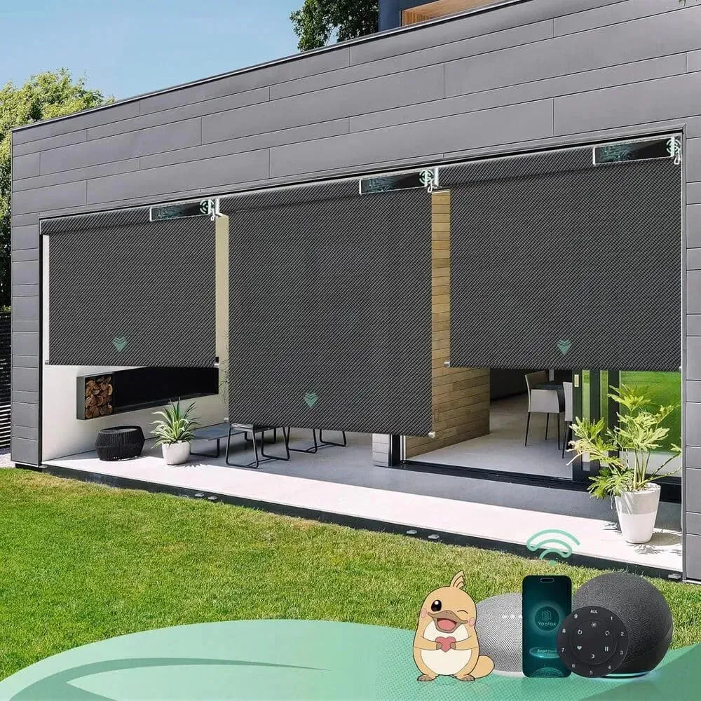 Yoolax Motorized Exterior Patio Sun Shades