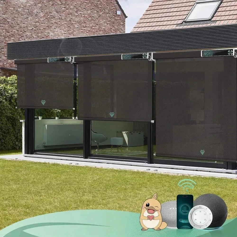 Yoolax Motorized Exterior Patio Sun Shades