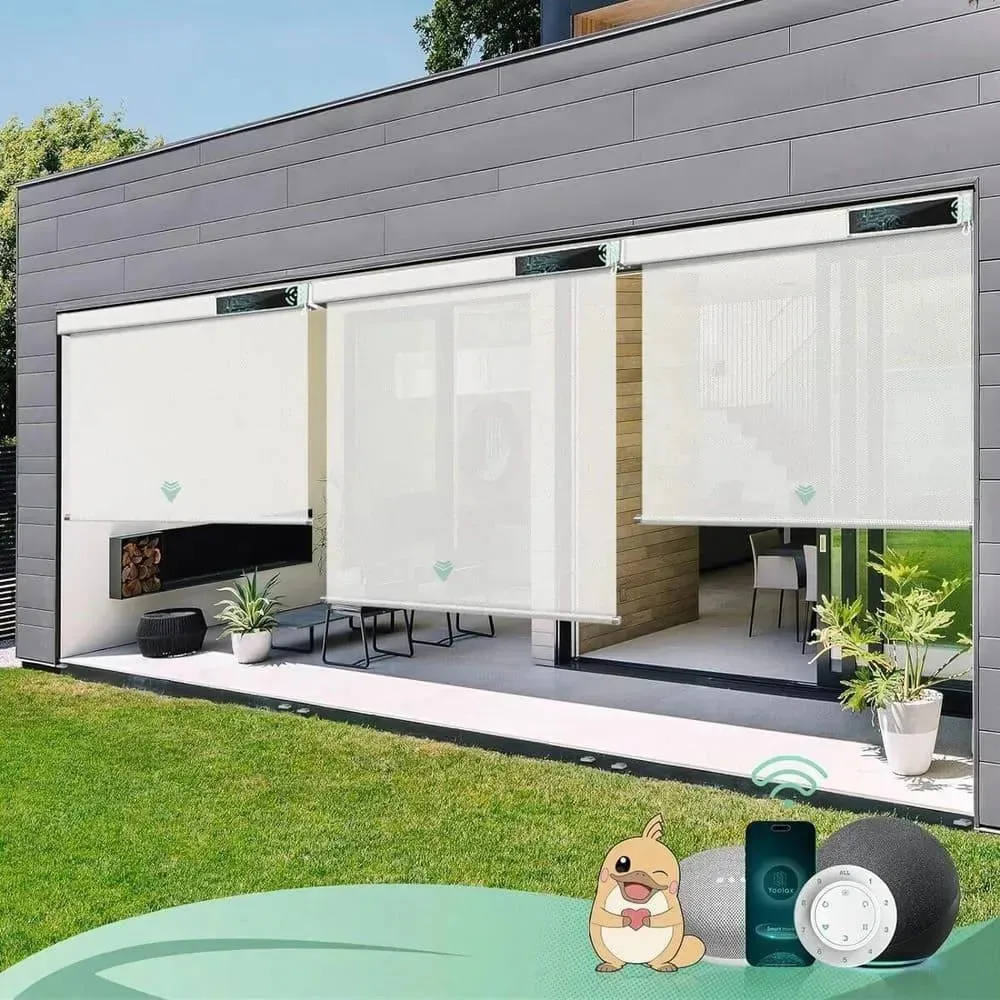 Yoolax Motorized Exterior Patio Sun Shades