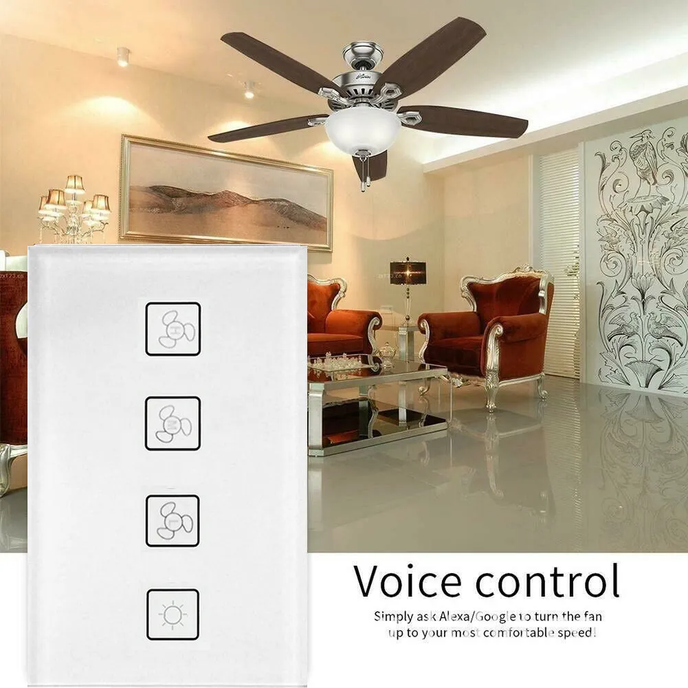 ZigBee Smart 3 Speed Fan Light Switch for SmartThings and Hubitat